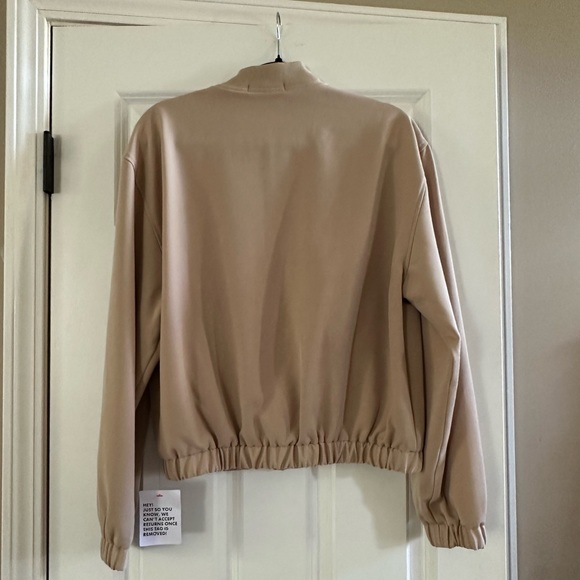 ASOS DESIGN Mens Smart 80s Oversized Bomber Jacket Size Small NWT - Picture 3 of 12